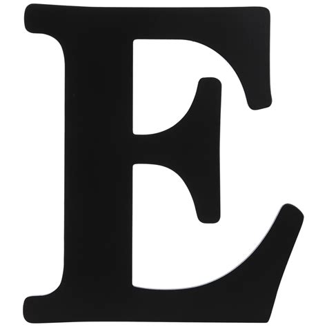 Printable Solid Black Letter E Silhouette Lettering Alphabet Letters
