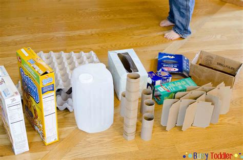Recycled Building Stem Activity Busy Toddler