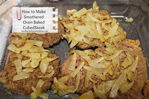 Cube steak is a cut i wanted to work on. Oven Baked Smothered Cube Steak | Recipe | Cube steak ...