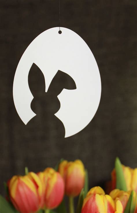 2 osterhase selber nähen und filzen. 3 Vorlagen für schnelle & schlichte Osterdeko aus Papier ...