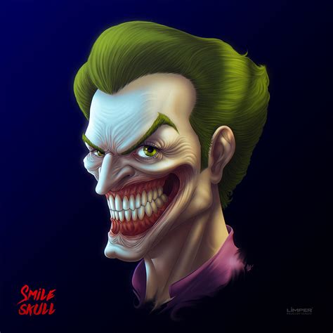 Artstation Joker Smile Skull