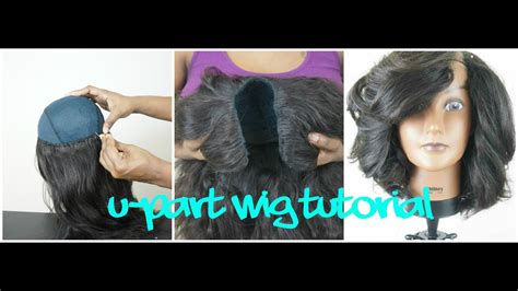 How To Make A U Part Wig Tutorial Youtube