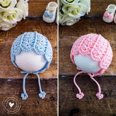 Easy Crochet Baby Bonnet Free Pattern Maisie And Ruth