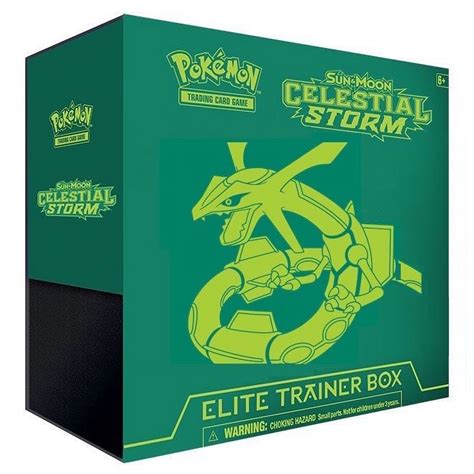 Pokemon Tcg Sun And Moon Celestial Storm Elite Trainer Box Trading Cards