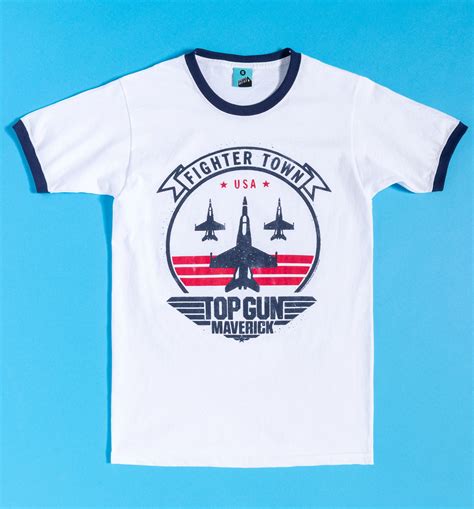 Top Gun Maverick Retro Ringer T Shirt