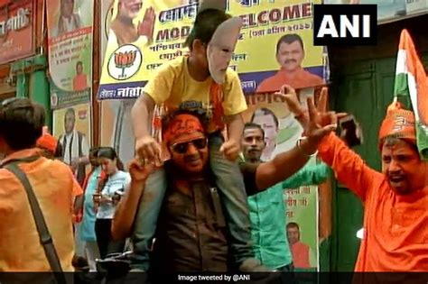 bjp celebrates in bengal as saffron surge reaches neck and neck with trinamool in current leads