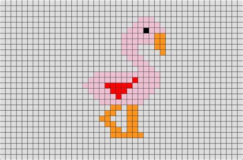 A Cross Stitch Pattern With Pink And White Squares