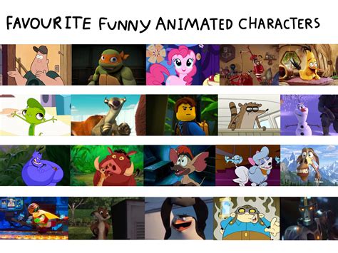 Favourite Funny Animated Characters By Justsomepainter11 On Deviantart