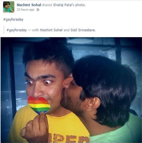 28 heartwarming photos of indians being gayforaday to protest the ban on same sex intercourse