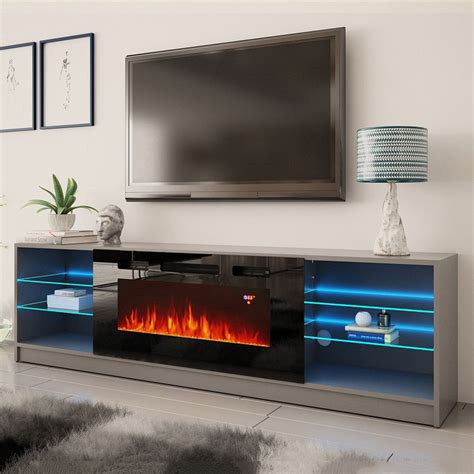 Fireplace tv stands are a great convenience and an immense style statement. Boston 01 Gray TV Stand boston Meble Furniture TV Stands ...