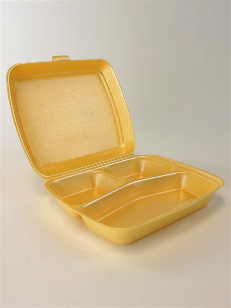 Styrofoam Containers Meal Compartment Trays