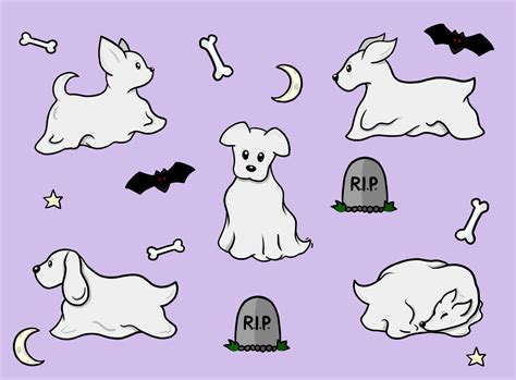 Ghost Puppies Redbubble Print By Iriswinter On Deviantart
