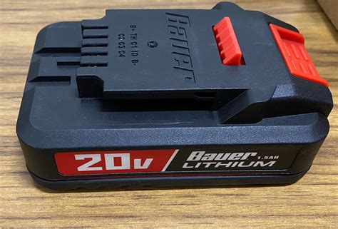 Bauer Lithium Ion 20v 15 Ah Compact Battery For Cordless Tools Model