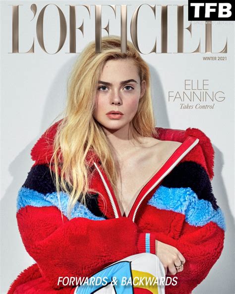 Elle Fanning Sexy Lofficiel Winter 2021 Issue 10 Photos Onlyfans