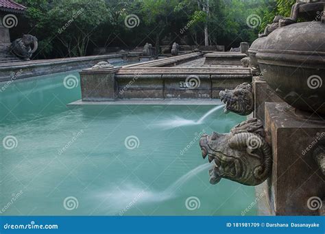 Ancient Swimming Pool Made By Stone Made As Kingdom Stock Image Image