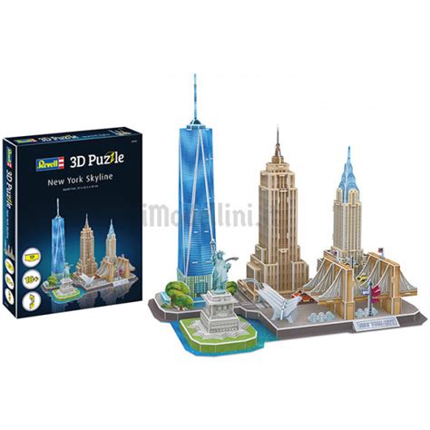 At wonderland models our revell range of 3d puzzles consists of all kinds including the eiffel tower, london bus, rms titanic and many more. Revell 00142 - Puzzle 3D Skyline New York