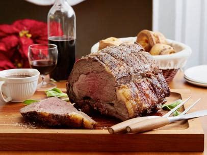 How to make a cosmo cocktail: Roast Prime Rib with Thyme Au Jus Recipe | Bobby Flay ...