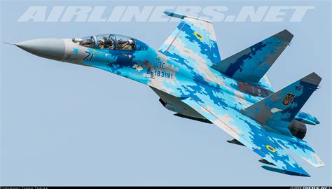Sukhoi Su 27ub Ukraine Air Force Aviation Photo 5171695