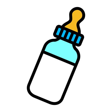Baby Bottle Milk Vector Icon 553189 Vector Art At Vecteezy