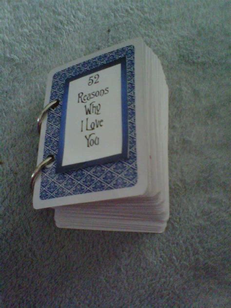 Dreamer In Rochester Diy 5 52 Reasons Why I Love You Cards