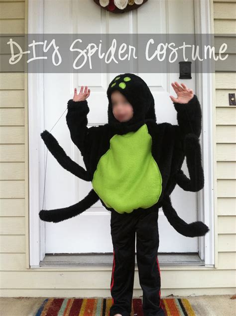 Along Came A Spider Diy Spider Costume Spider Costume Diy Spider