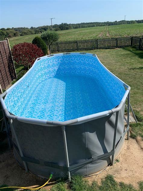 Bestway Oval Above Ground Swimming Pool 18ft X 9ft In Ipswich