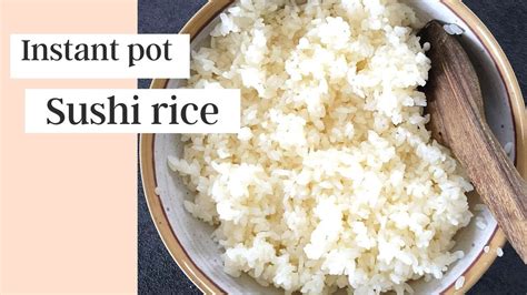 Instant Pot Sushi Rice How To Make Perfect Sushi Rice For Sushi Roll