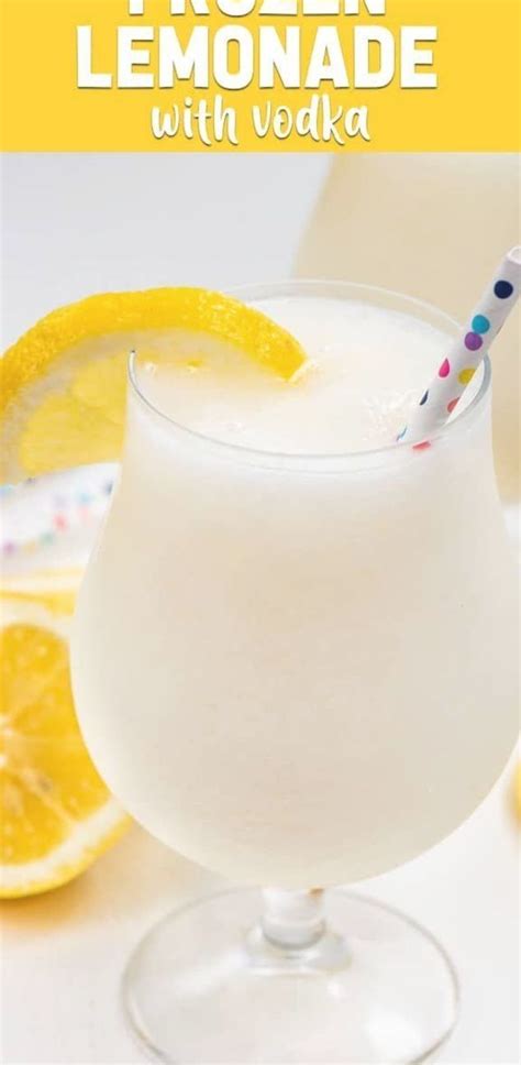 Boozy Frozen Lemonade Is Made With Vodka Or Rum For The Best Summer