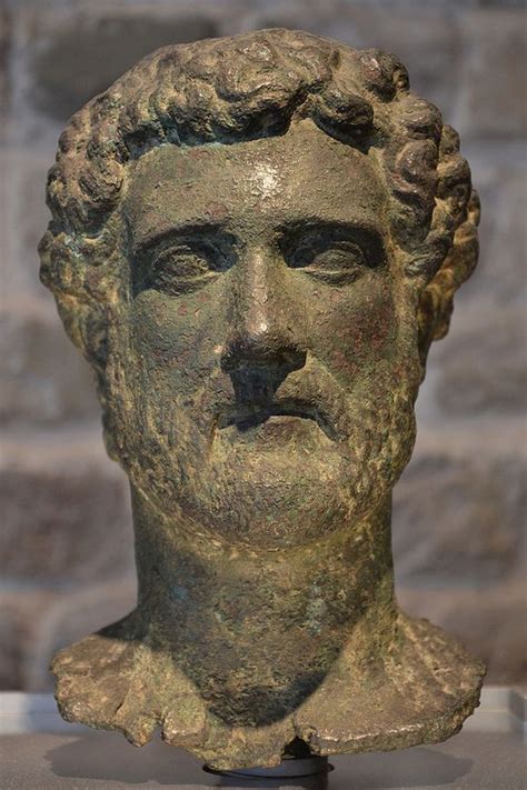 Bronze Head Of The Emperor Antoninus Pius Romisch Germanisches Museum