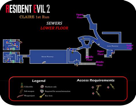 Fastest Path Resident Evil 2 Remake Map Mazscreen