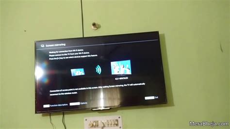 Sony Smart Tv Screen Mirroring With Laptop Having Windows 10 Youtube