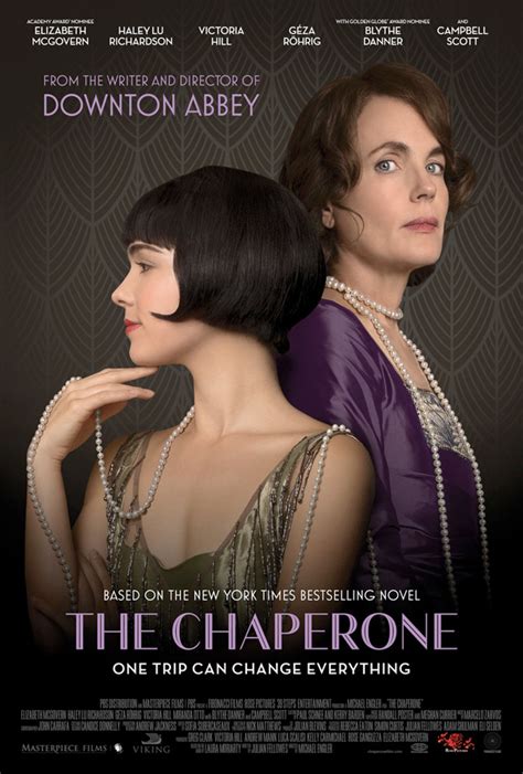 elizabeth mcgovern and haley lu richardson in the chaperone trailer