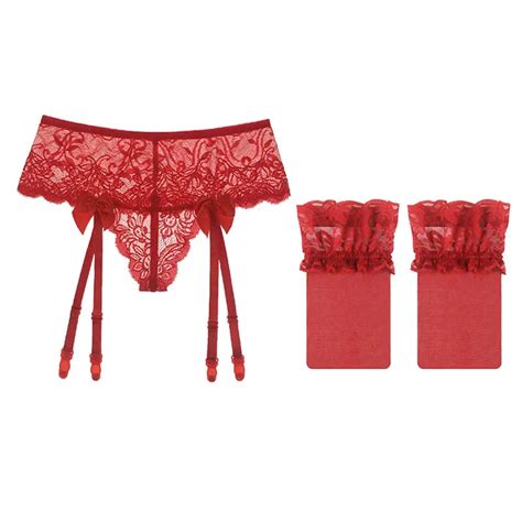 Luckymily Hot Womens Sexy Lace Erotic Underwear Sets Seamless Bow