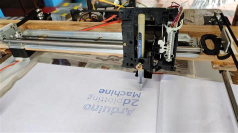 The Arduino Cnc Drawing Machine 2d Plotter How To Make Arduino 2d