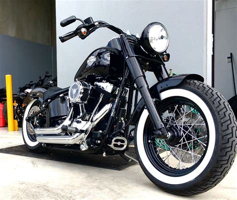 This beautiful 2014 Harley Davidson Softail Slim came in for a fresh ...