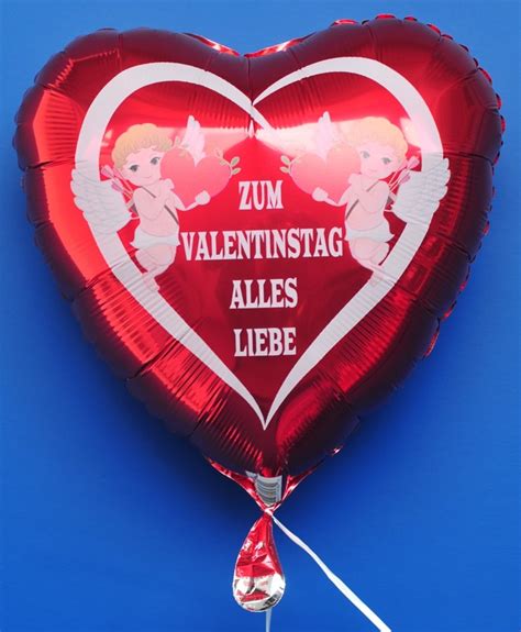Jetzt bestellen & freude schenken! Folienballon Zum Valentinstag alles Liebe, Amor ...