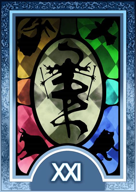Persona 34 Tarot Card Deck Hr The World Arcana By Enetirnel On