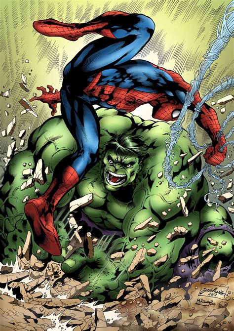 Hulk Vs Spiderman William Borges Hulk Artwork Hulk Vs Spiderman