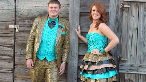 Couple Wears Duct Tape Outfits To Prom Democratic Underground