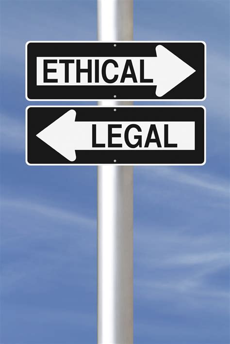 6 Ethical Concepts: Legal and Ethical are Different