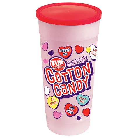 Fun Sweets Cherry Berry Vanilla Classic Cotton Candy 4 Oz
