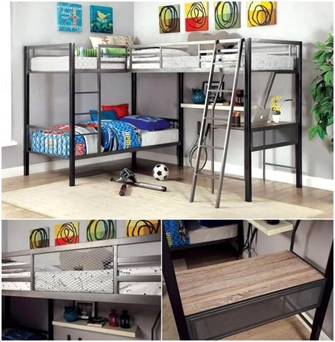 Showing results for l shaped bunk beds for adults. 10 Wonderful L Shaped Bunk Bed Designs