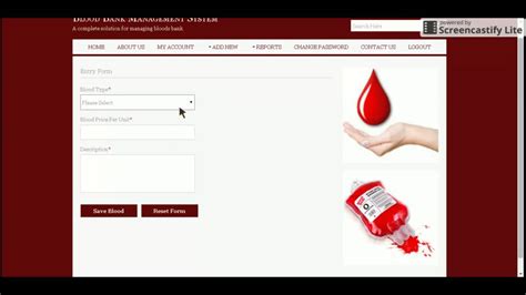 Blood Bank Management System Project In Php With Source Code