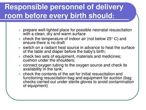 Ppt Primary Neonatal Resuscitation Order № 312 From 06082007