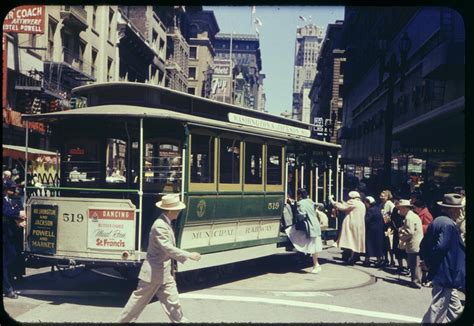 Wonderful Color Photographs Of Streets Of San Francisco In The 1950s