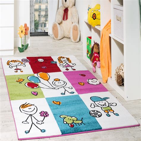 Teppiche sind neben einer gemütlichen couch oder einem behaglichen bett, ästhetischen möbeln und dekorativen bildern aus einem wohnlichen zimmer nicht. Teppich Kinderzimmer Kids Karo Muster | teppich.de