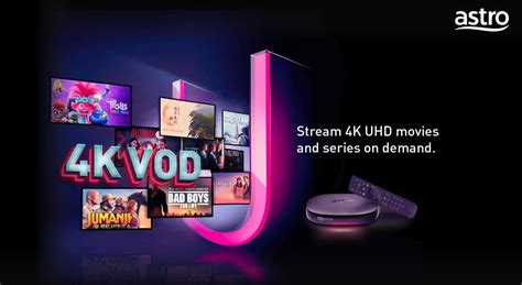 *monthly packs are exclusive of 6% service tax; Astro Ultra Box customers can enjoy VOD content in 4K UHD ...