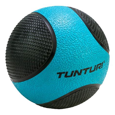 Training Medicine Ball Weight Ball Blueblack 4kg Tunturi New