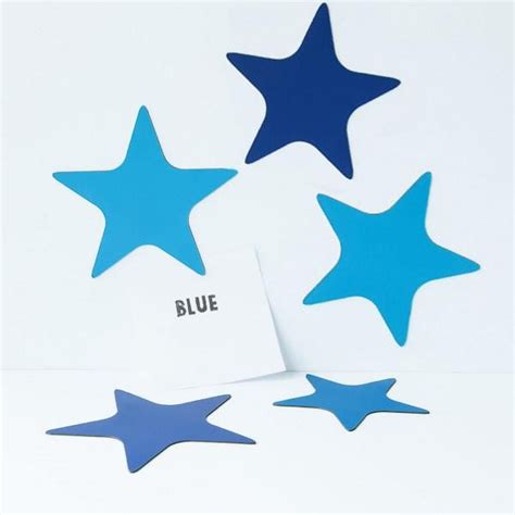 Magnet Set Stars Shades Of Blue Groovy Magnets
