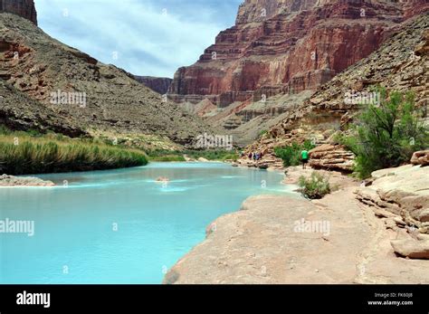 Little Colorado River Grand Canyon National Park Arizona Stock Photo